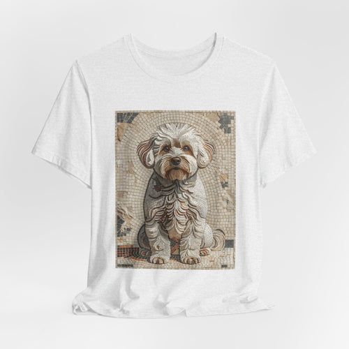 Bichon Frise T Shirt | Living Work of Art Collection | Mosaic Style