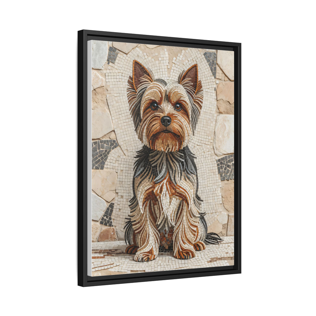 Yorkshire Terrier Canvas Wall Art | Living Work of Art Collection | Mosaic Style Print