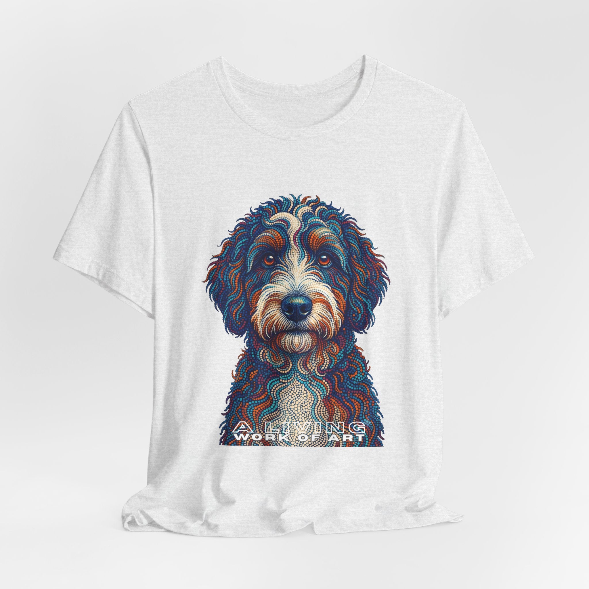 Berenedoodle T Shirt | Living Work of Art Collection | Pointillism Style
