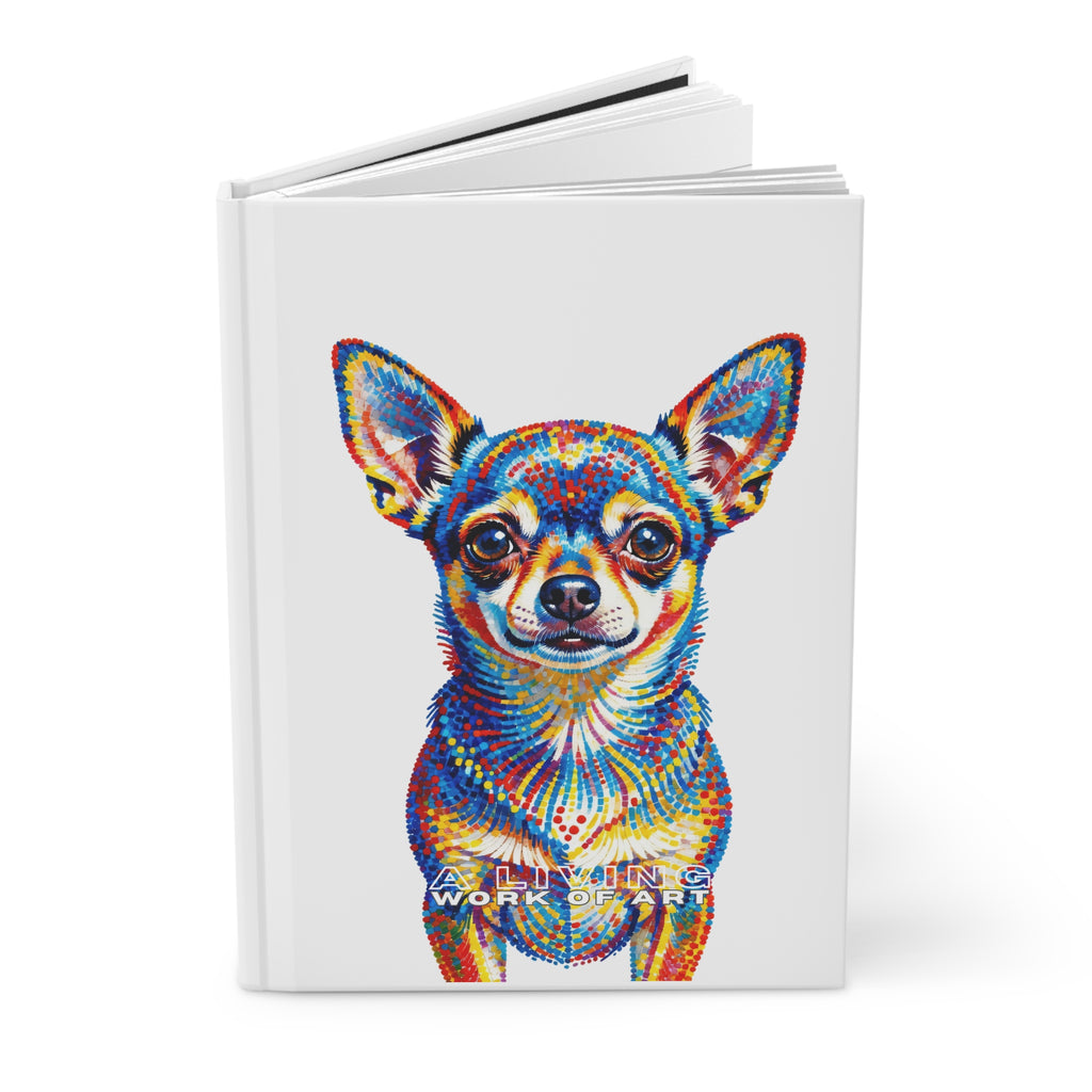 Chihuahua Notebook | Living Work of Art Collection | Pointillism Style
