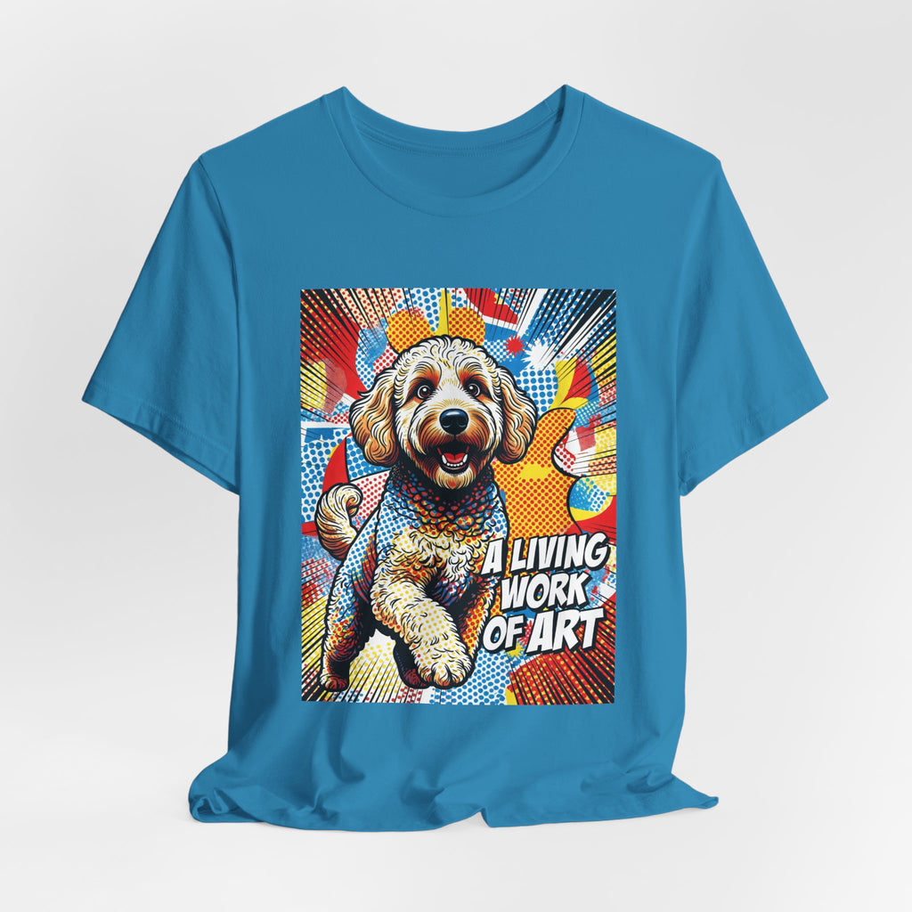 Goldendoodle T Shirt | Living Work of Art Collection | Pop Art