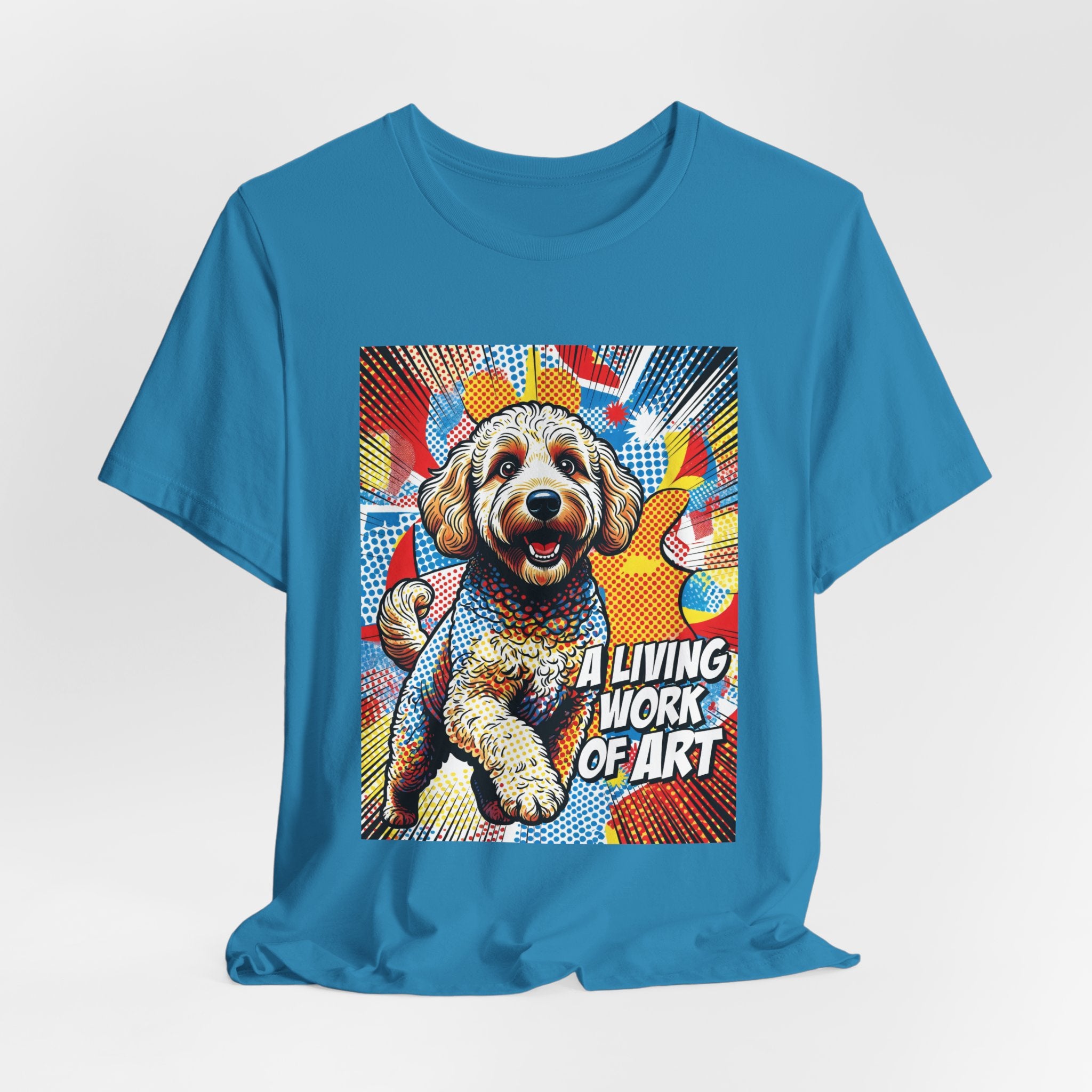 Goldendoodle T Shirt | Living Work of Art Collection | Pop Art