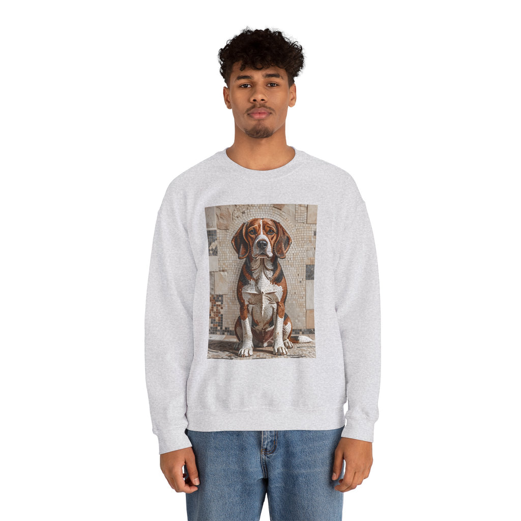 Beagle Sweatshirt | Living Work of Art Collection | Mosaic Style