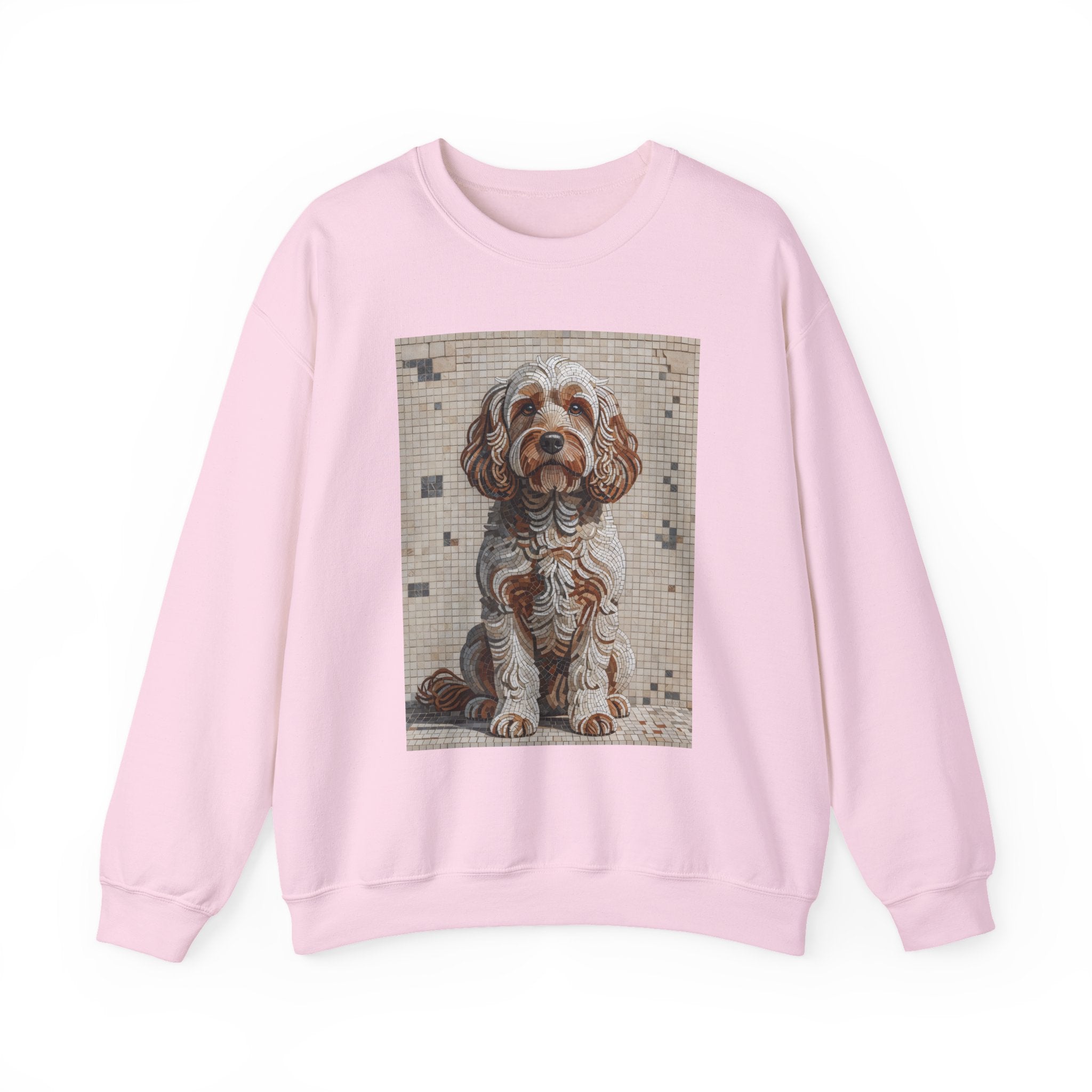 Cockapoo Sweatshirt | Living Work of Art Collection | Mosaic Style