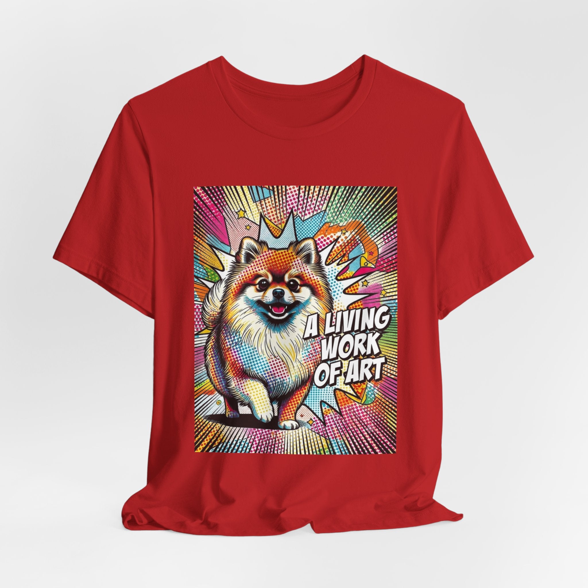 Pomeranien T Shirt | Living Work of Art Collection | Pop Art