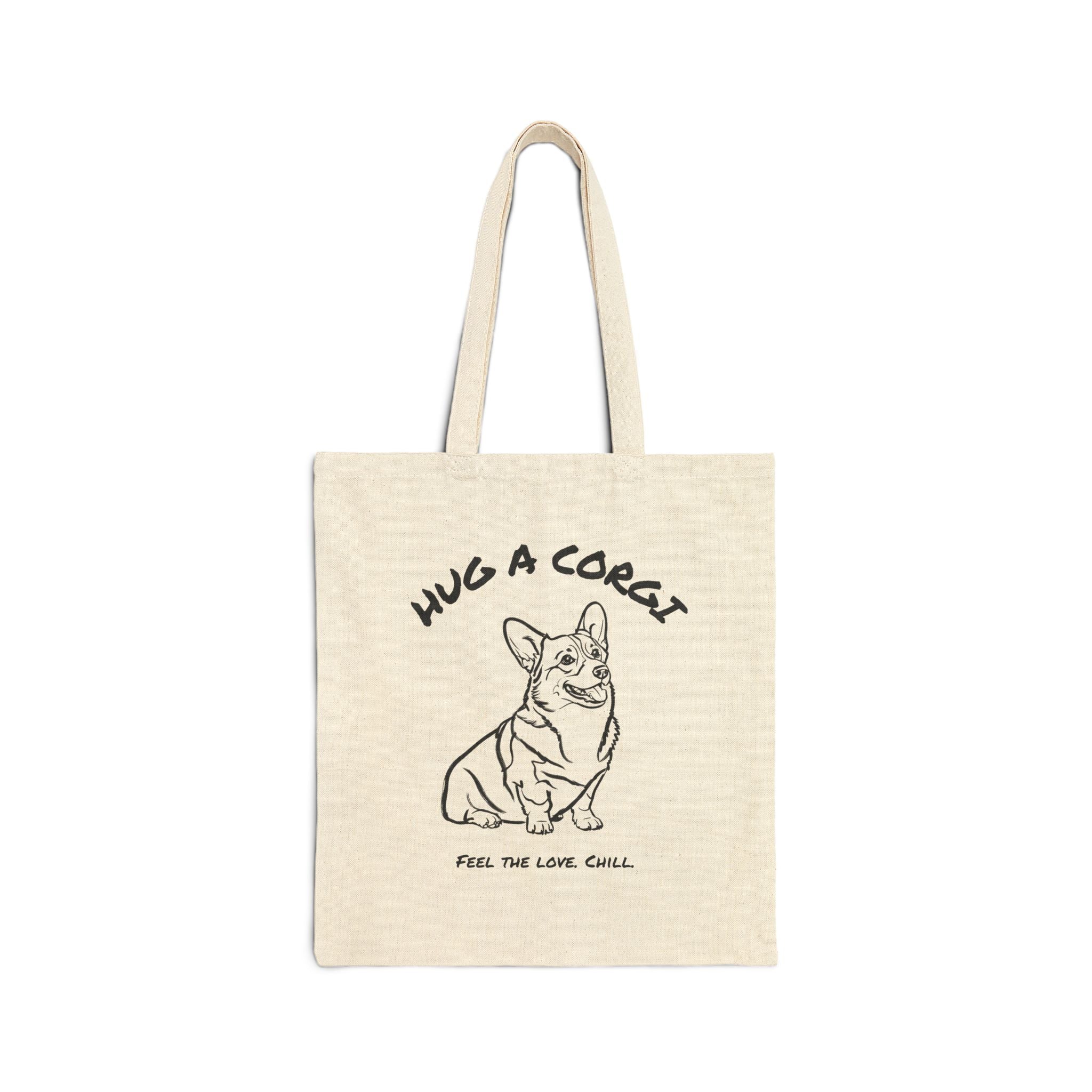 Corgi Tote Bag | Hug a Corgi