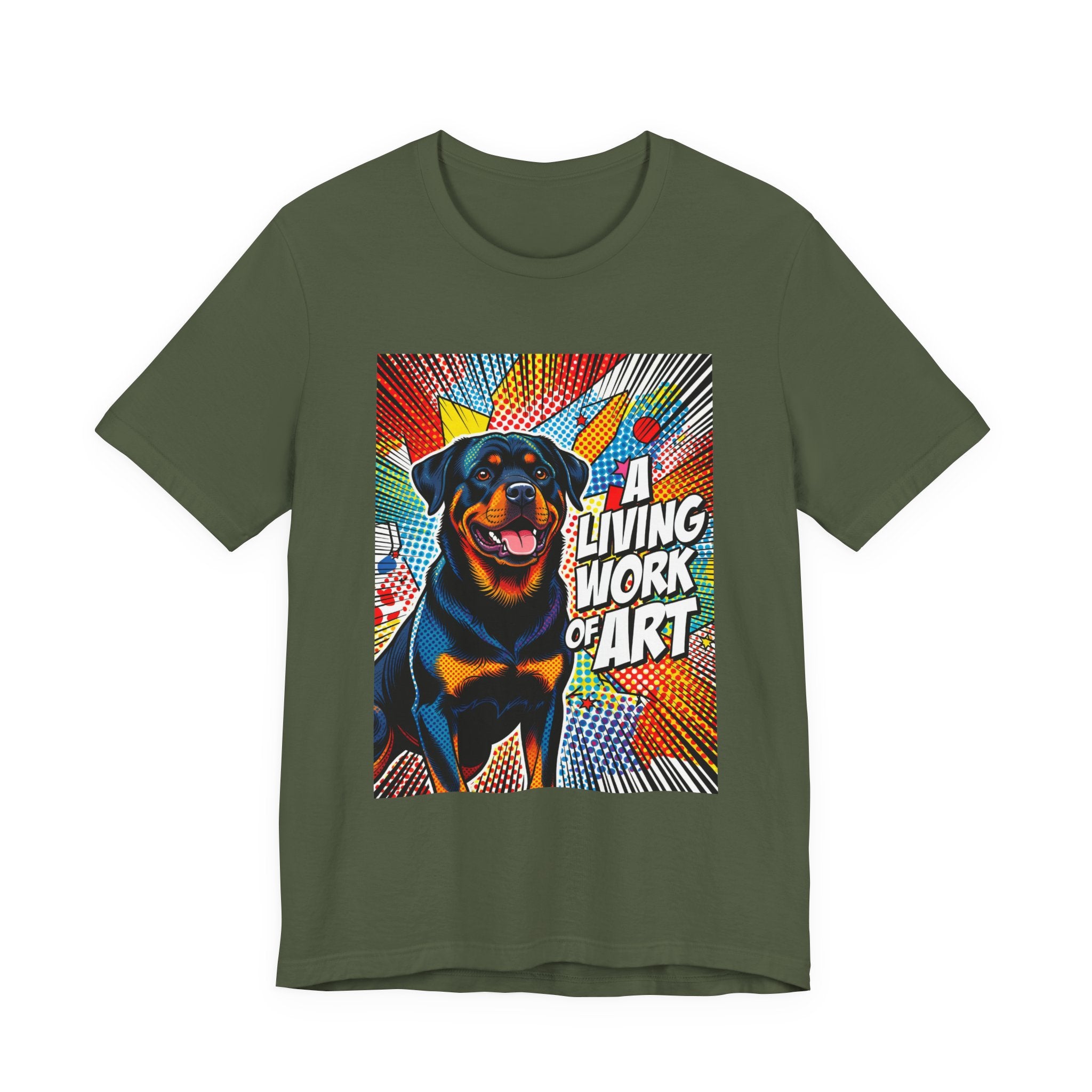 Rottweiler T Shirt | Living Work of Art Collection | Pop Art