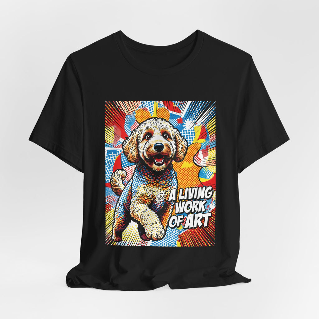 Goldendoodle T Shirt | Living Work of Art Collection | Pop Art
