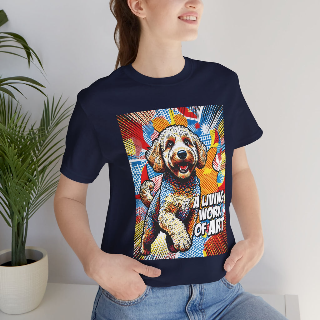 Goldendoodle T Shirt | Living Work of Art Collection | Pop Art