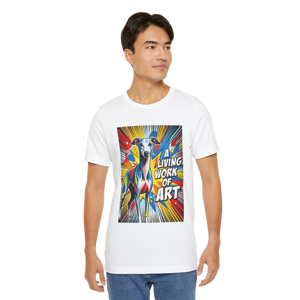 Italian Greyhound T Shirt | Living Work of Art Collection | Pop Art