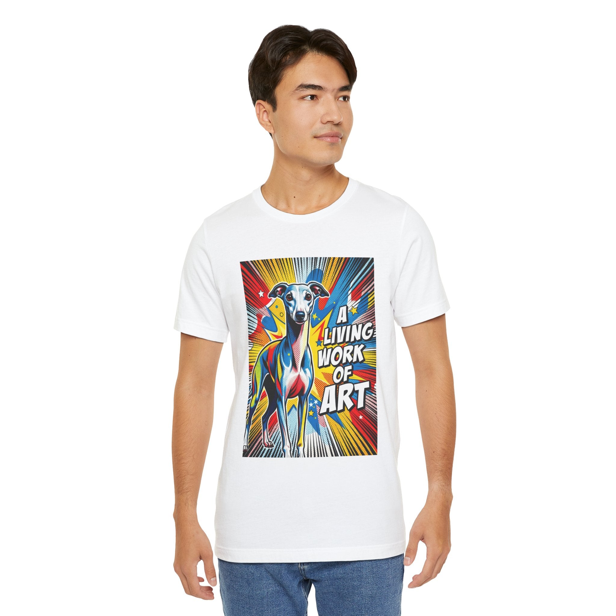 Italian Greyhound T Shirt | Living Work of Art Collection | Pop Art