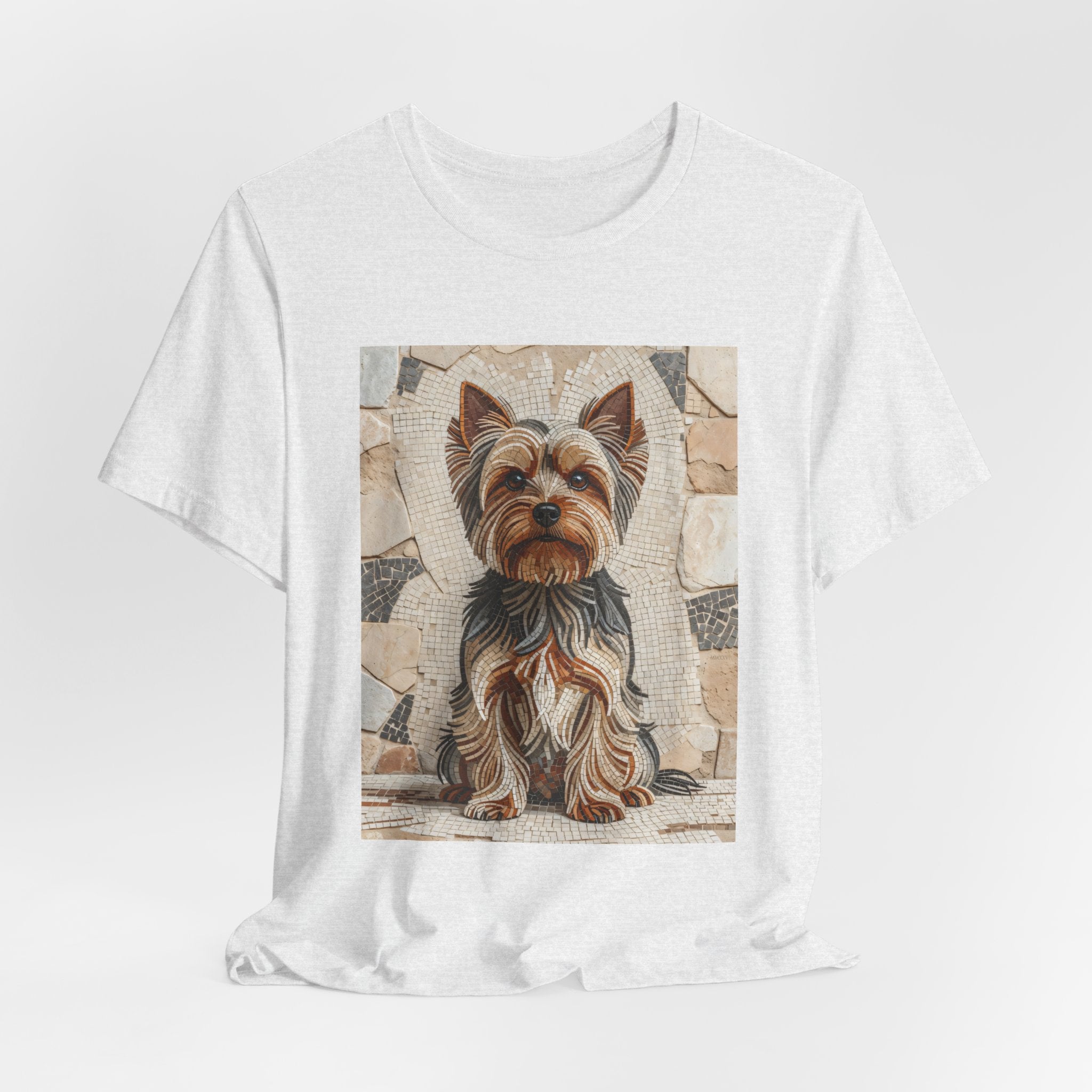 Yorkshire Terrier T Shirt | Living Work of Art Collection | Mosaic Style