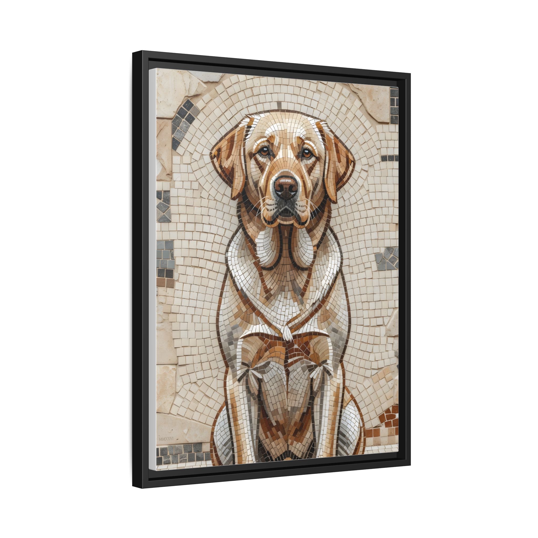 Labrador Retriever Canvas Wall Art | Living Work of Art Collection | Mosaic Style Print
