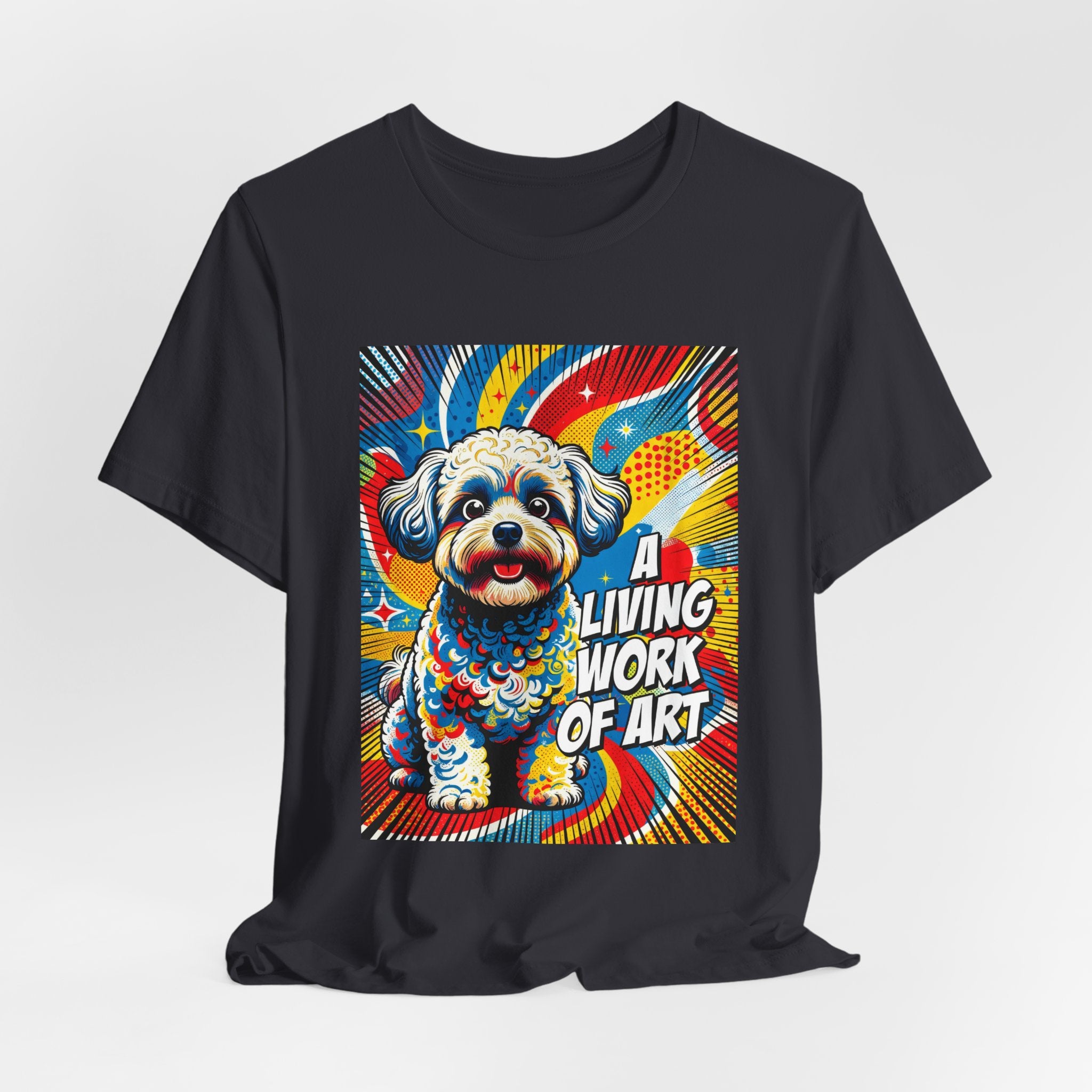 Shih-Poo T Shirt | Living Work of Art Collection | Pop Art