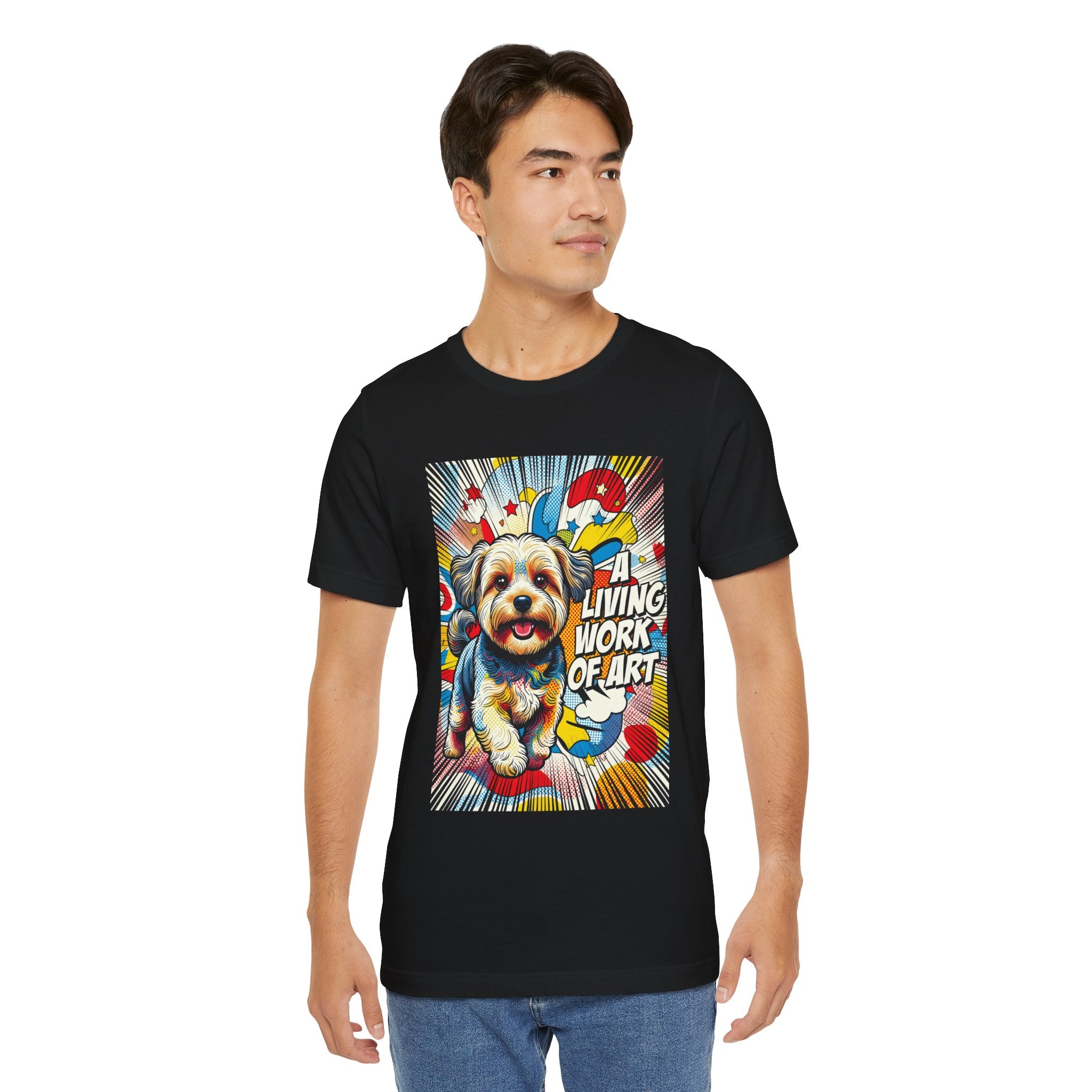Yorkipoo T Shirt | Living Work of Art Collection | Pop Art