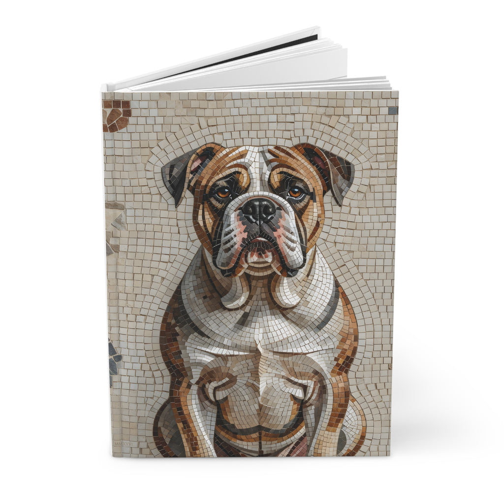 Bulldog Notebook | Living Work of Art Collection | Mosaic Style