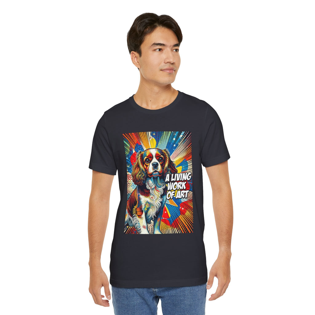 Cavalier King Charles Spaniel T Shirt | Living Work of Art Collection | Pop Art