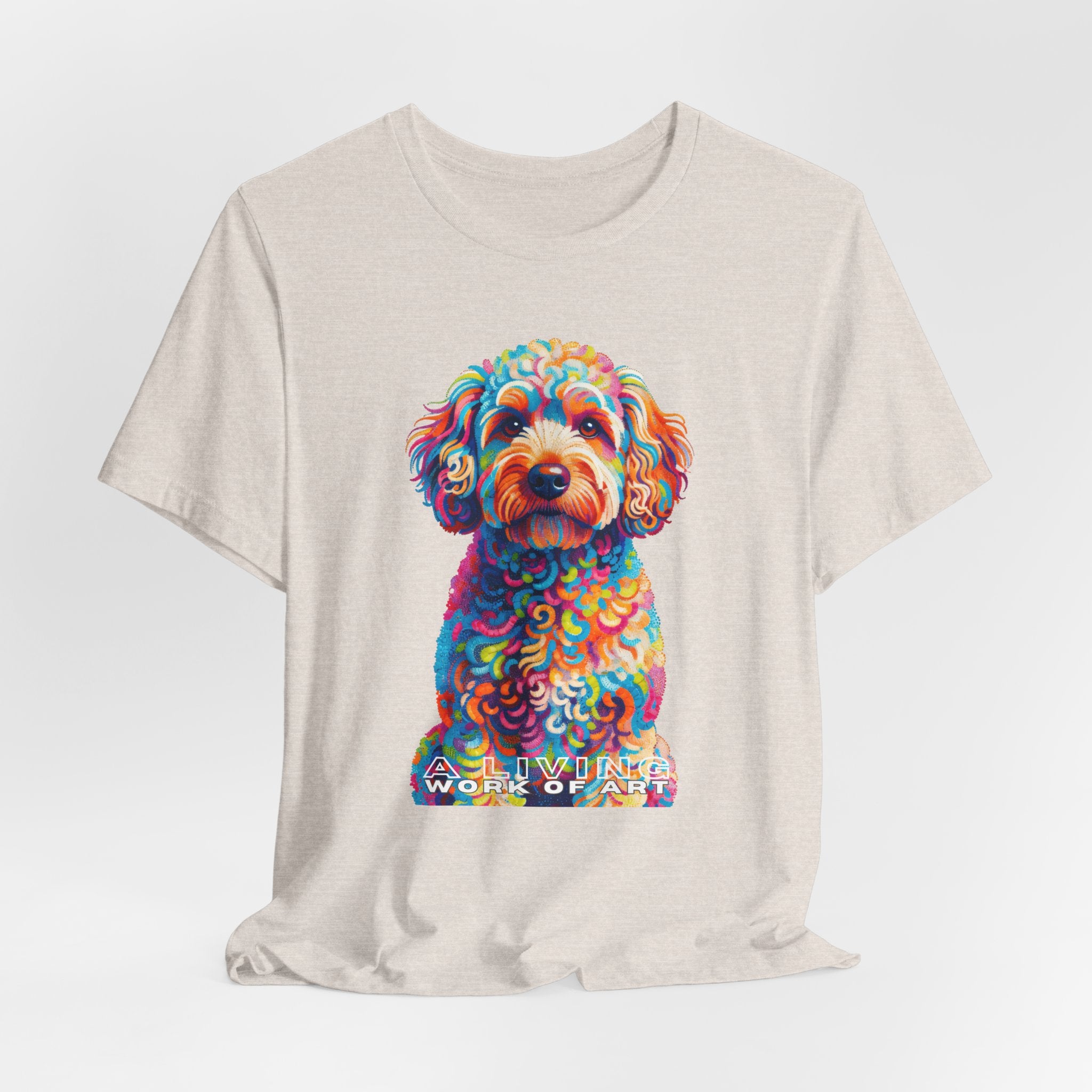 Schnoodle T Shirt | Living Work of Art Collection | Pointillism Style
