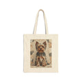 Yorkshire Terrier Tote Bag | Living Work of Art Collection | Mosaic Style