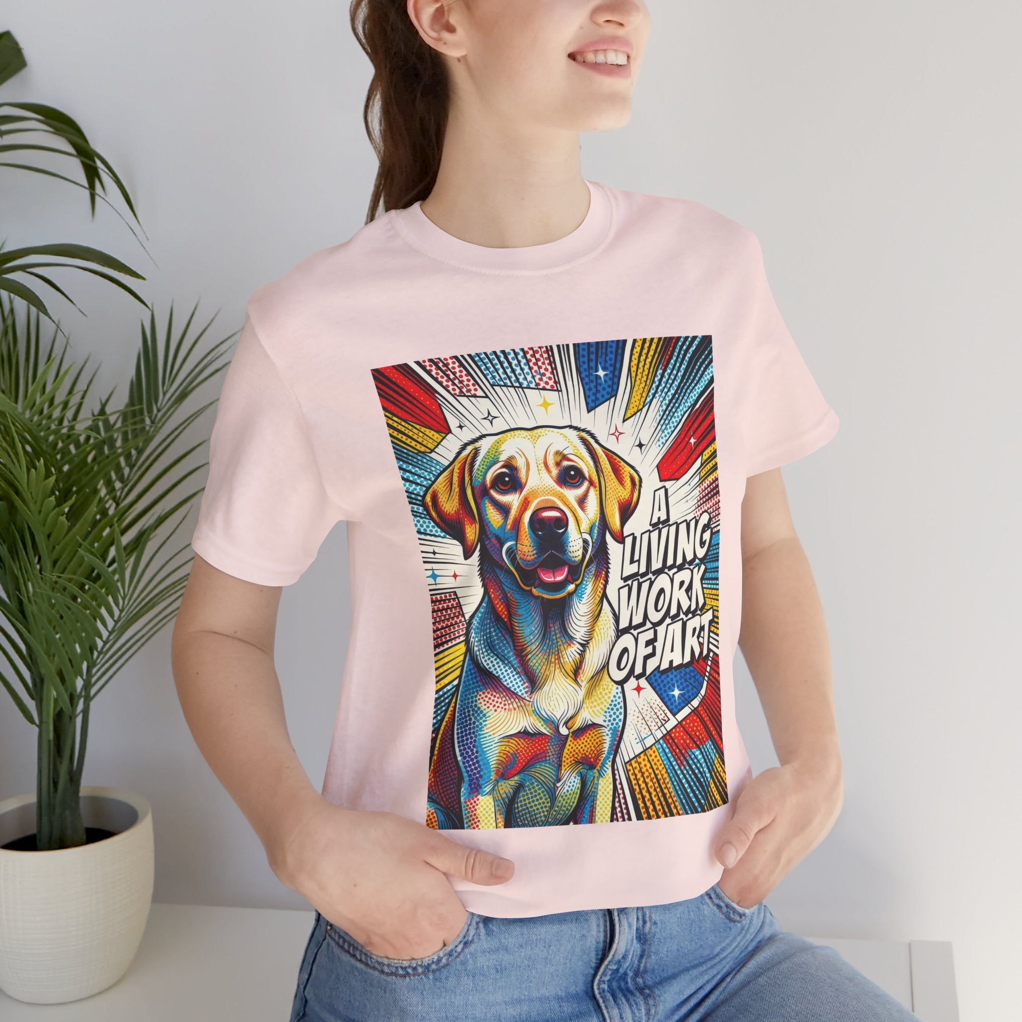 Labrador Retriever T Shirt | A Living Work of Art Collection | Pop Art