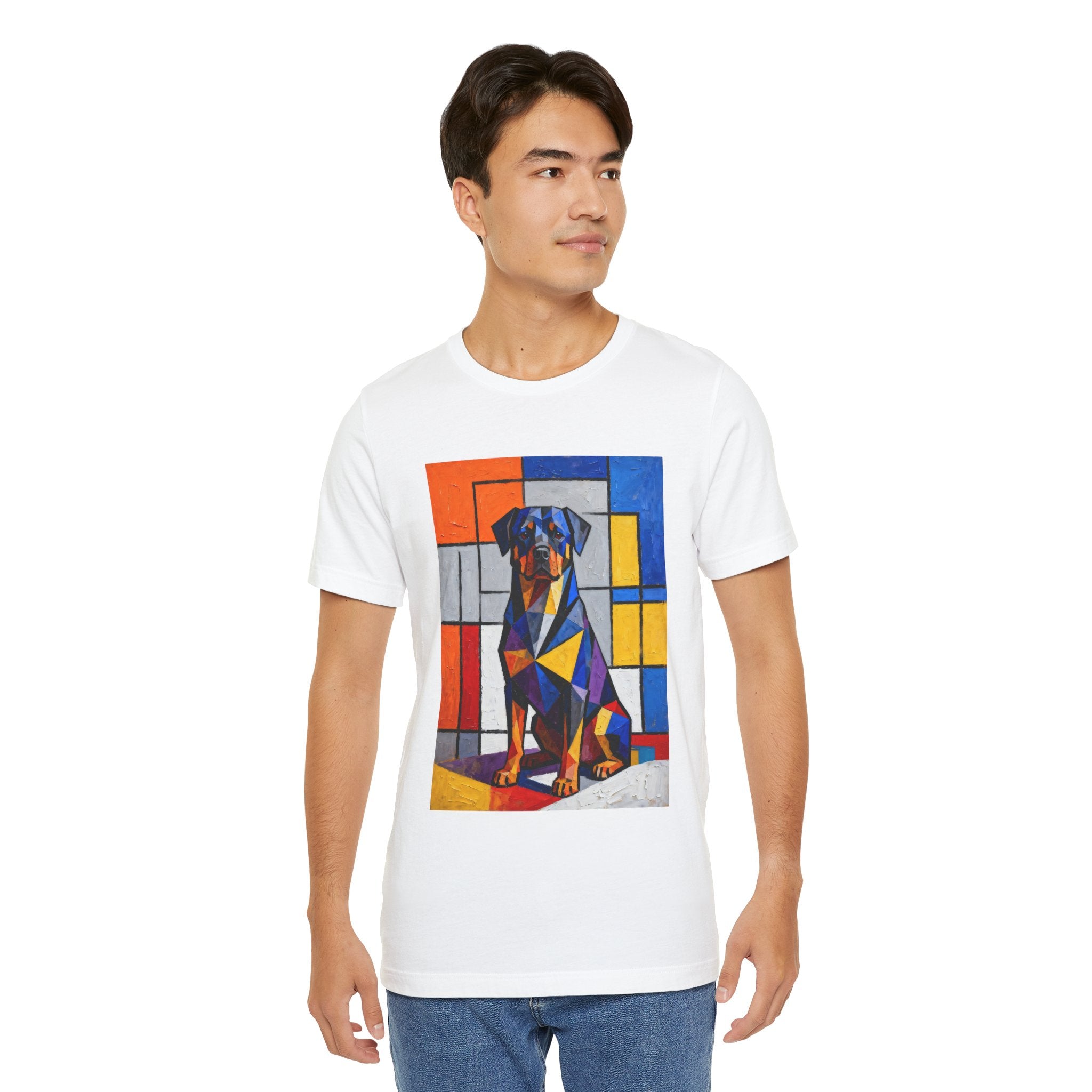 Rottweiler T Shirt | Living Work of Art Collection | Cubist Style