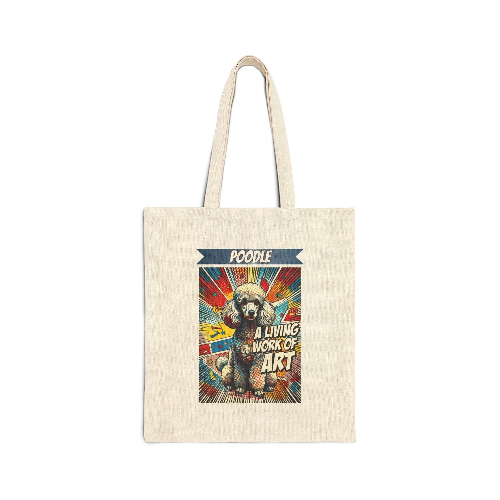 Poodle Tote Bag | Living Work of Art Collection | Pop Art