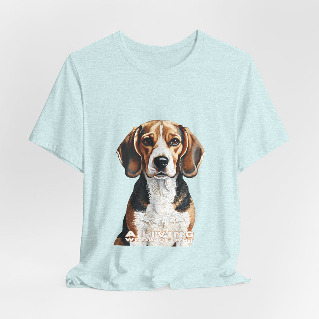 Beagle T Shirt | Living Work of Art Collection | Pointillism Style