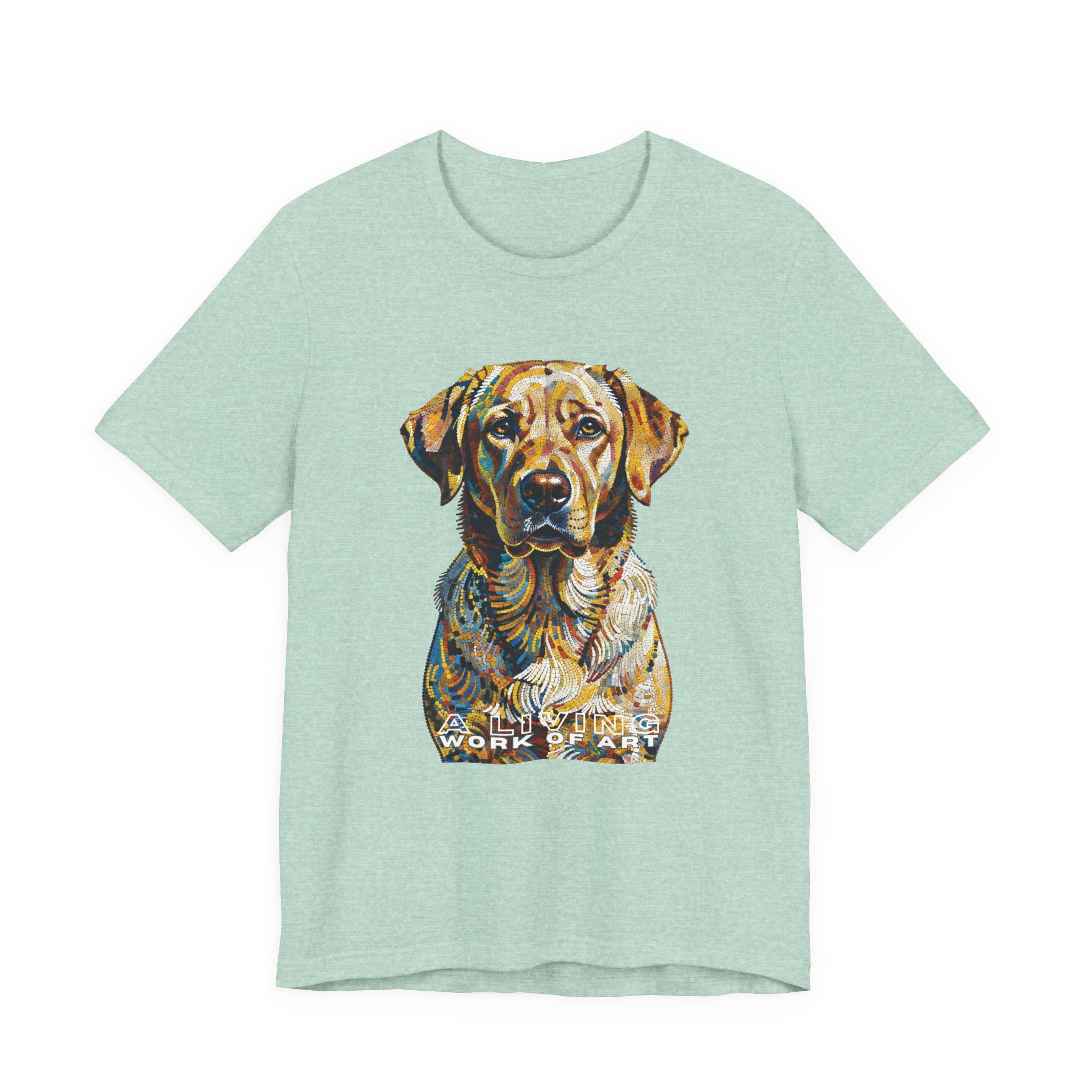 Labrador Retriever T Shirt | Living Work of Art Collection | Pointillism Style