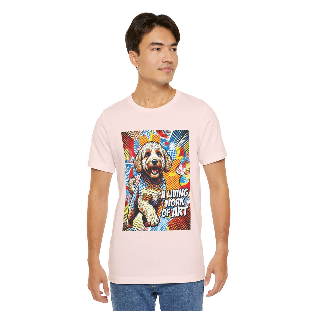 Goldendoodle T Shirt | Living Work of Art Collection | Pop Art