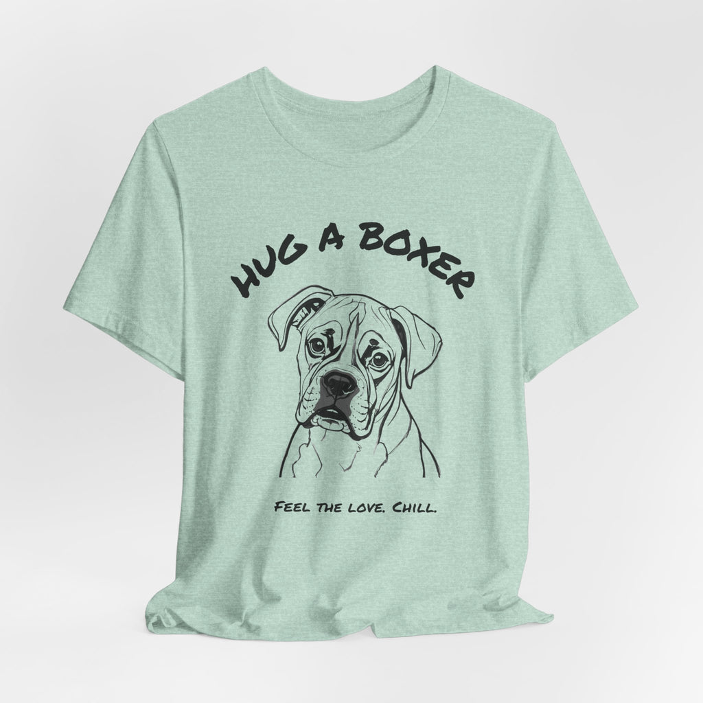 Boxer T Shirt | Hug a Boxer