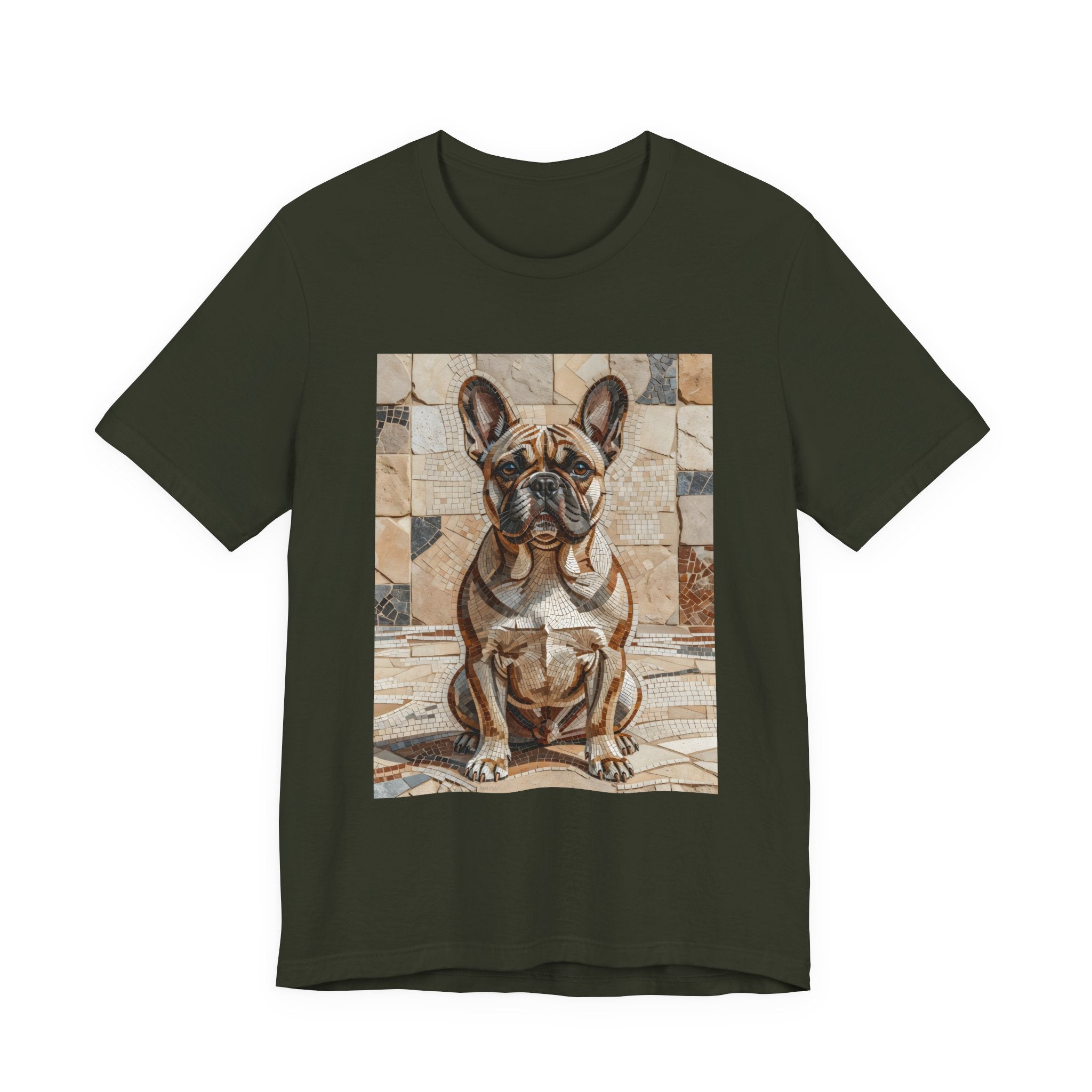 French Bulldog T Shirt | Living Work of Art Collection | Mosaic Style