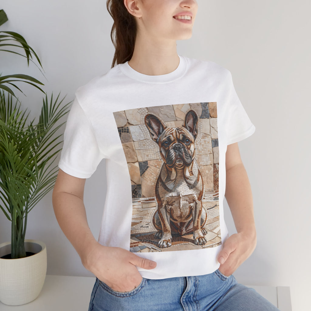 French Bulldog T Shirt | Living Work of Art Collection | Mosaic Style