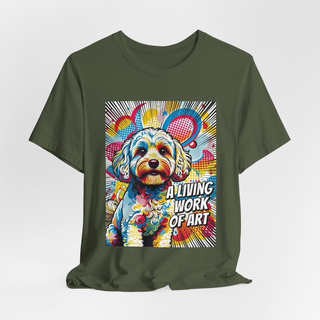 Cavapoo T Shirt | Living Work of Art Collection | Pop Art