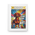 Dachshund Notebook | Living Work of Art Collection | Pop Art