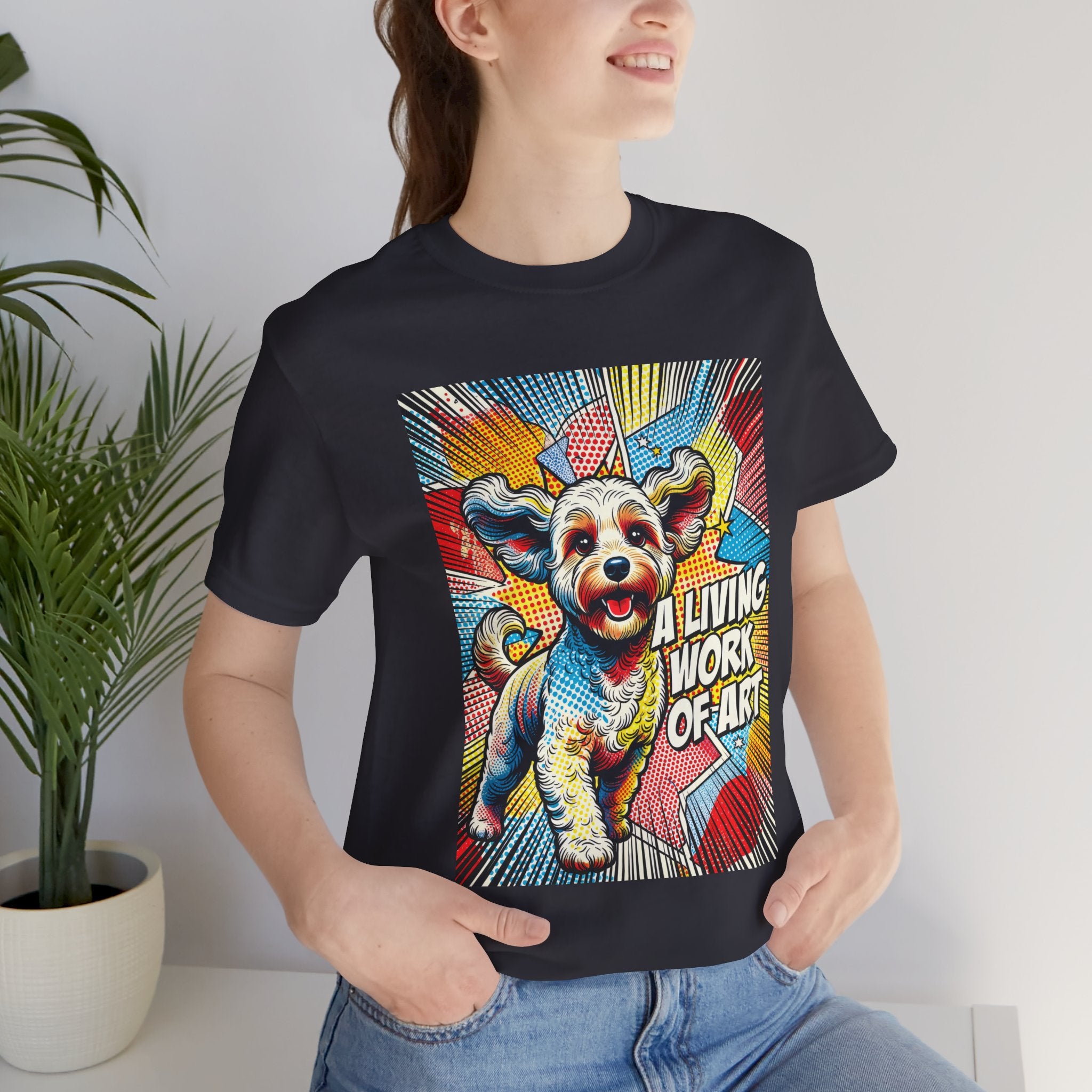 Cockapoo T Shirt | Living Work of Art Collection | Pop Art