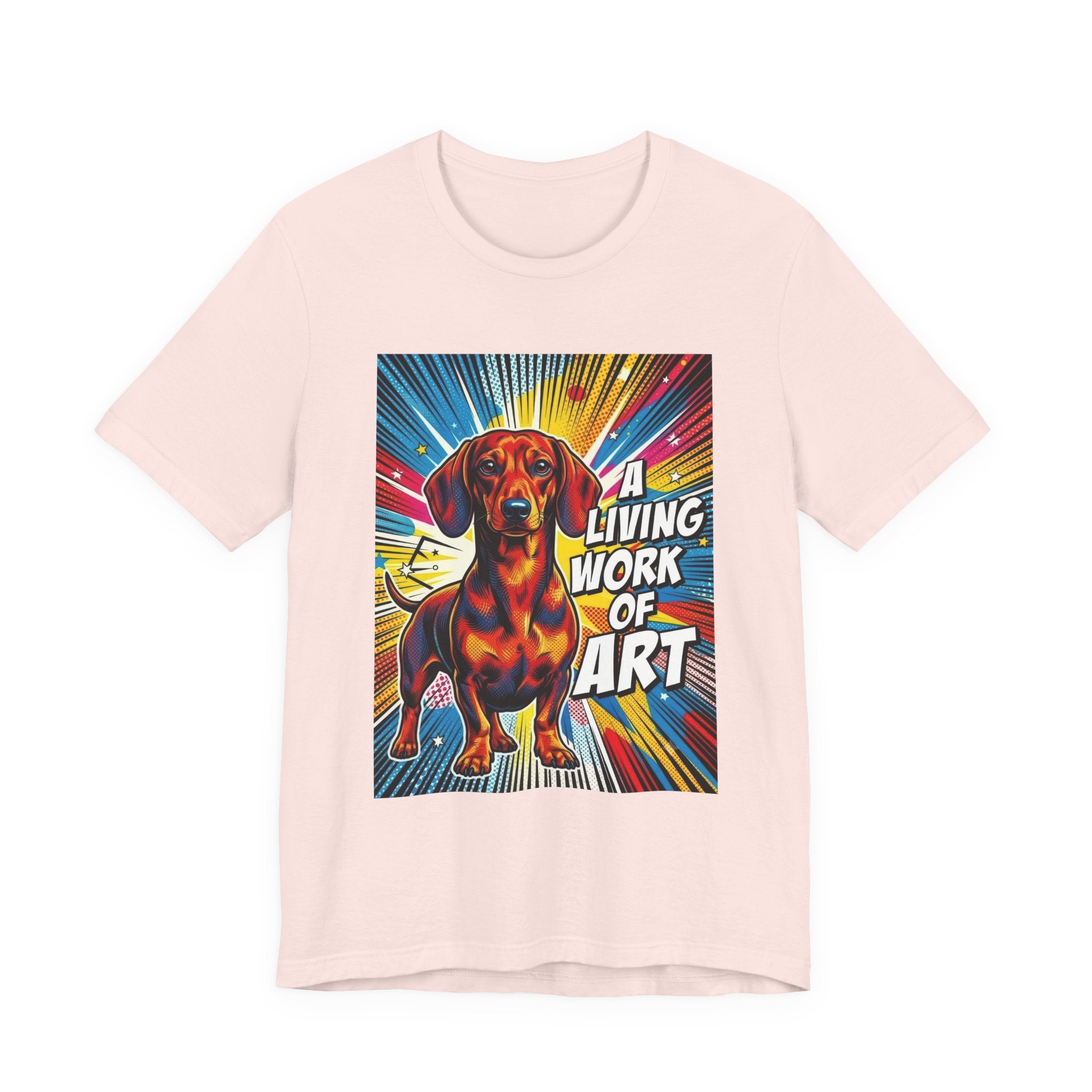 Dachshund T Shirt | Living Work of Art Collection | Pop Art
