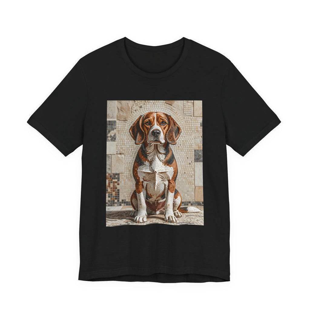 Beagle T Shirt | Living Work of Art Collection | Mosaic Style