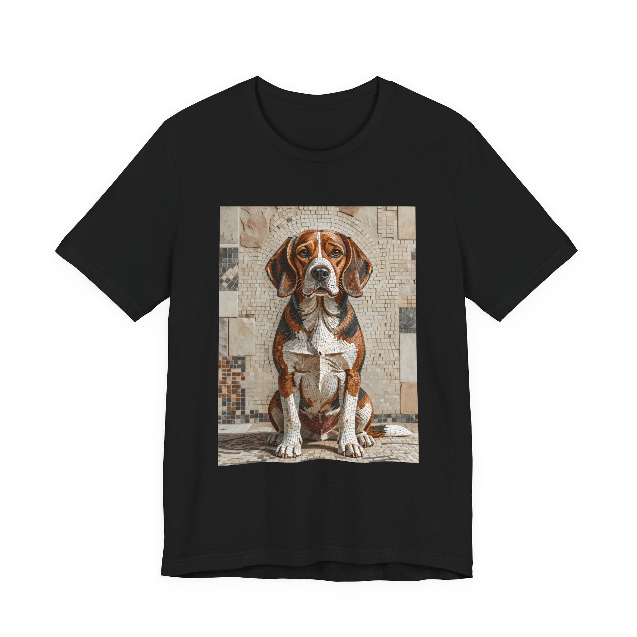 Beagle T Shirt | Living Work of Art Collection | Mosaic Style
