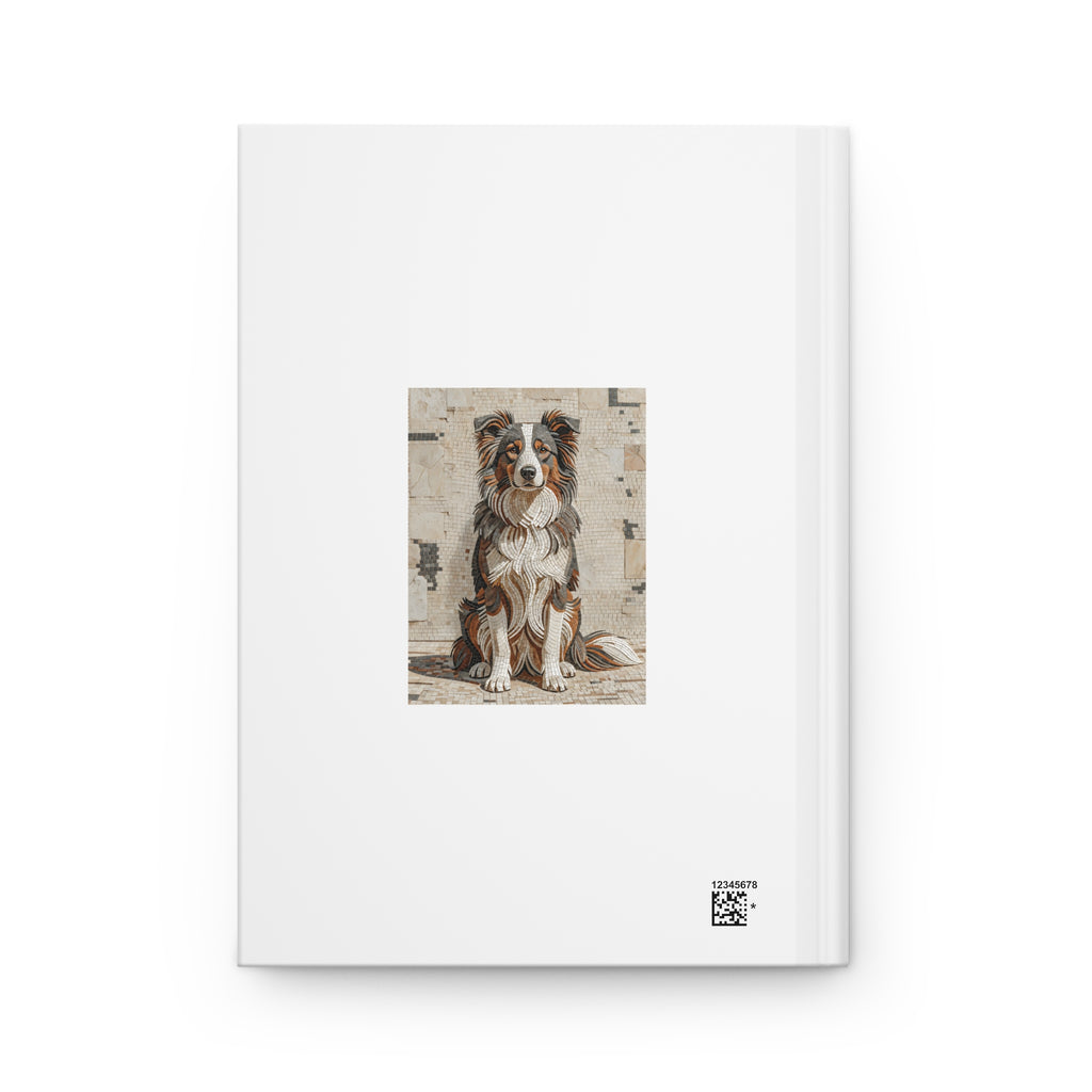 Border Collie Notebook | Living Work of Art Collection | Mosaic Style