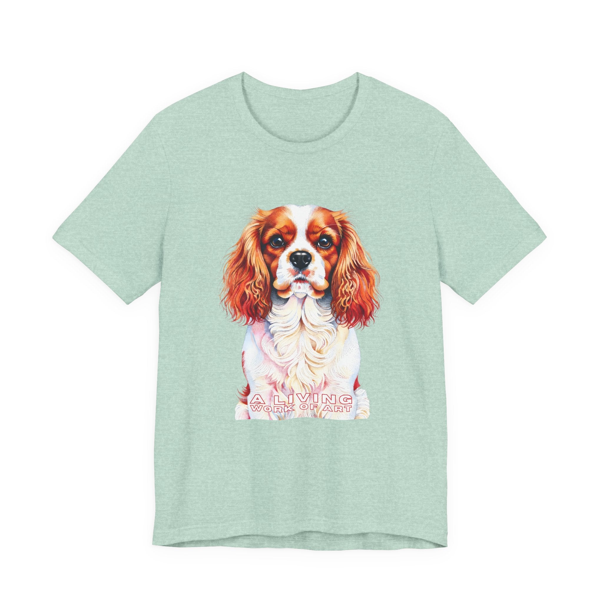 Cavalier King Charles Spaniel T Shirt | Living Work of Art Collection | Pointillism Style
