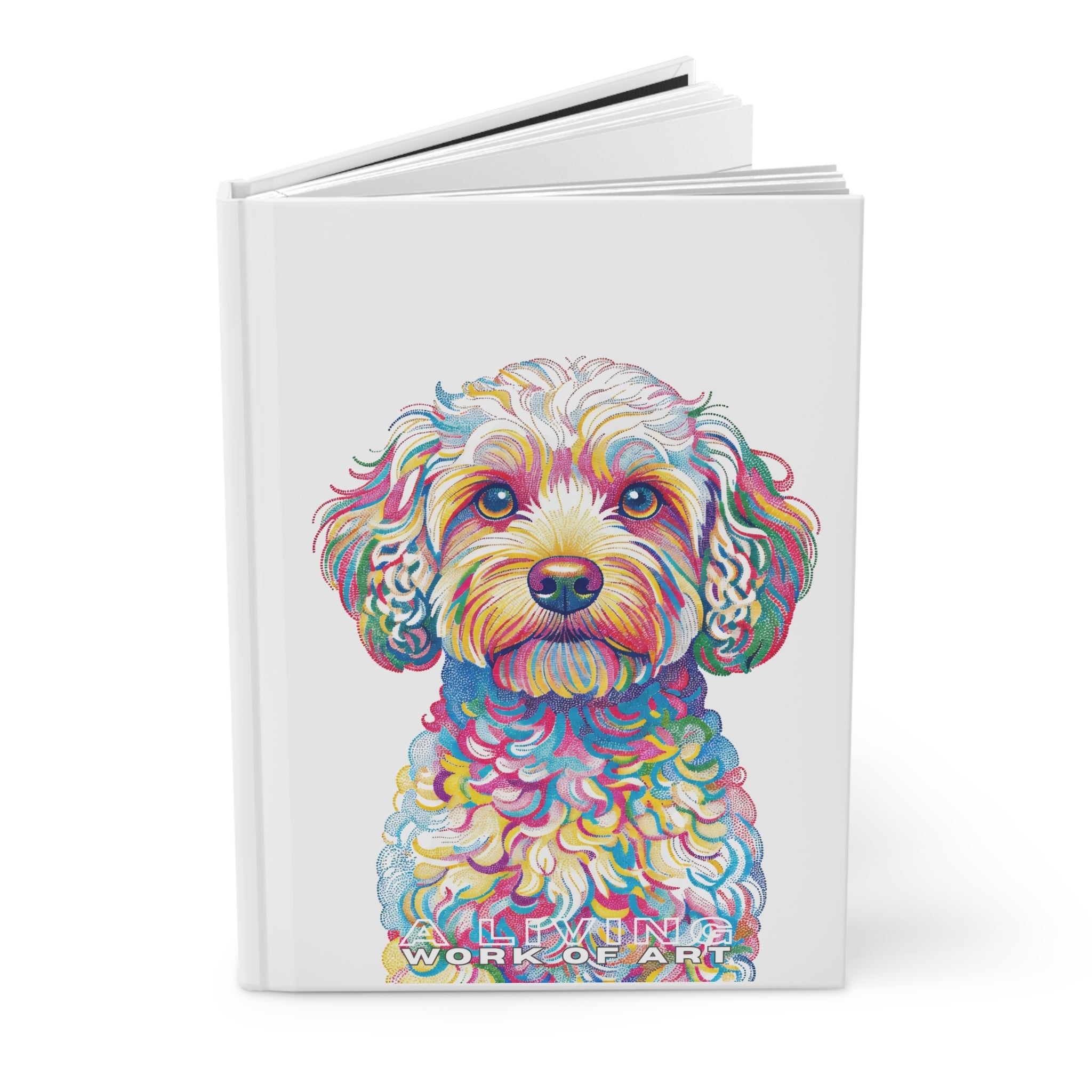 Cavapoo Notebook | Living Work of Art Collection | Pointillism Style