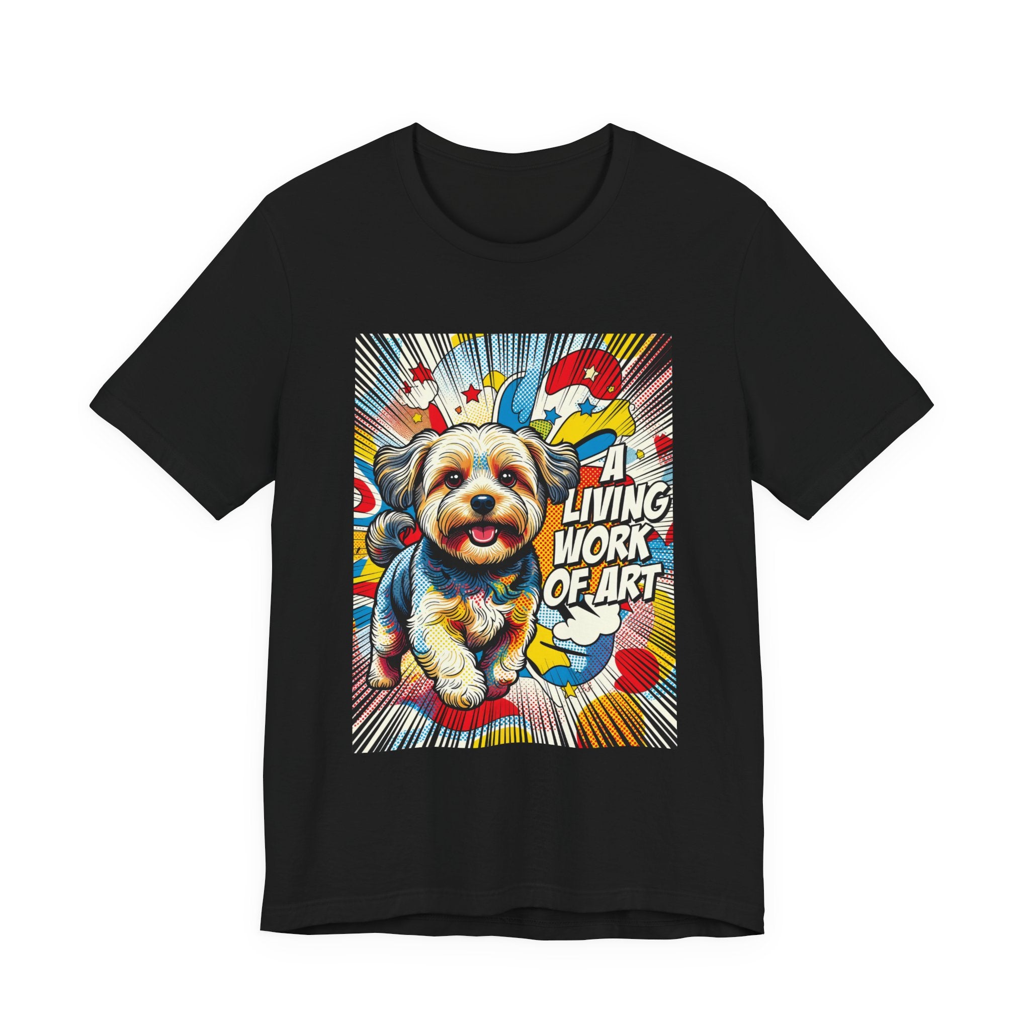 Yorkipoo T Shirt | Living Work of Art Collection | Pop Art