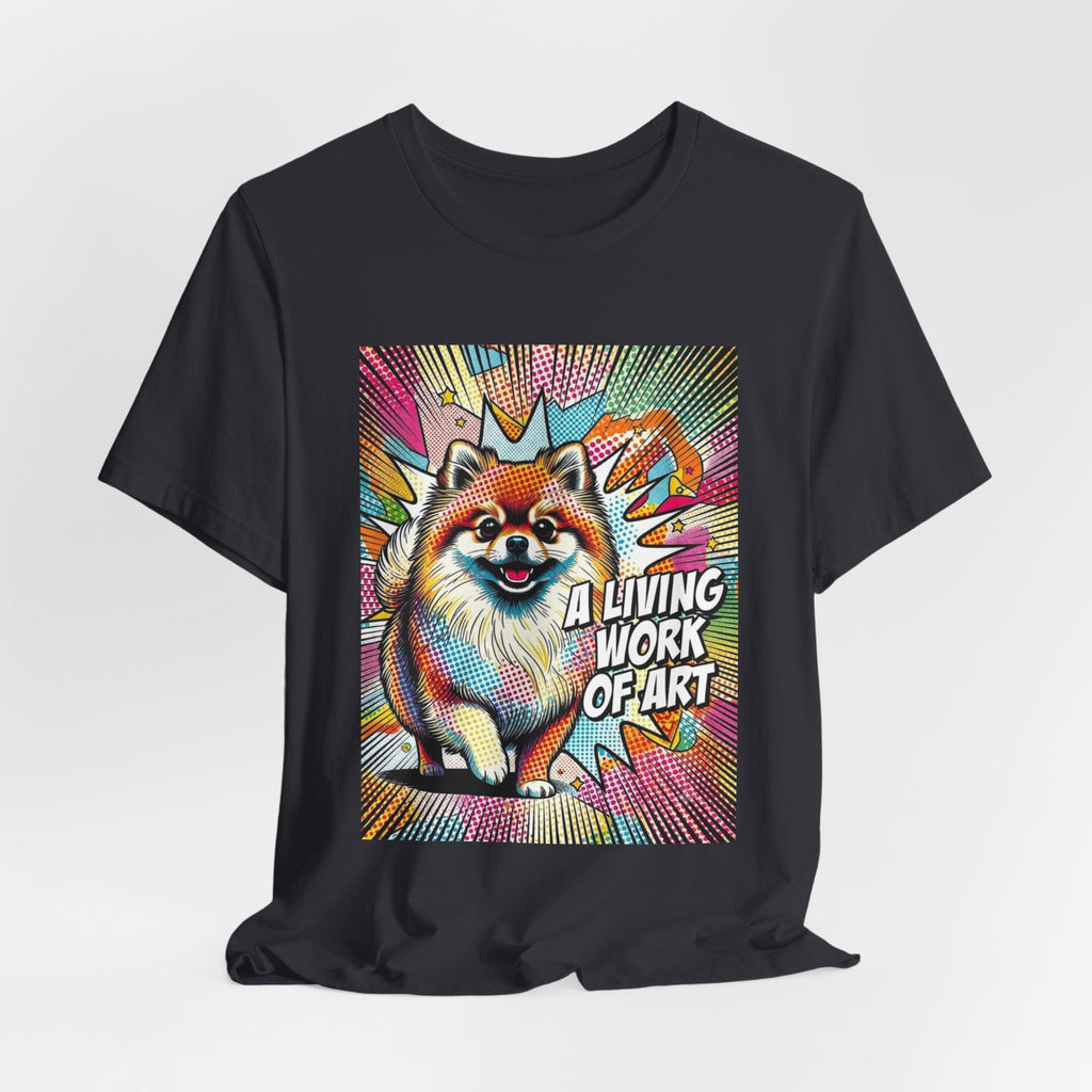 Pomeranien T Shirt | Living Work of Art Collection | Pop Art