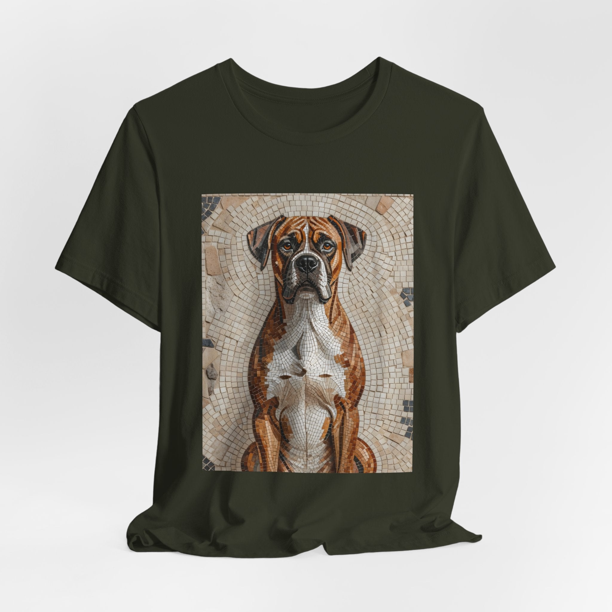 Boxer T Shirt | Living Work of Art Collection | Mosaic Style