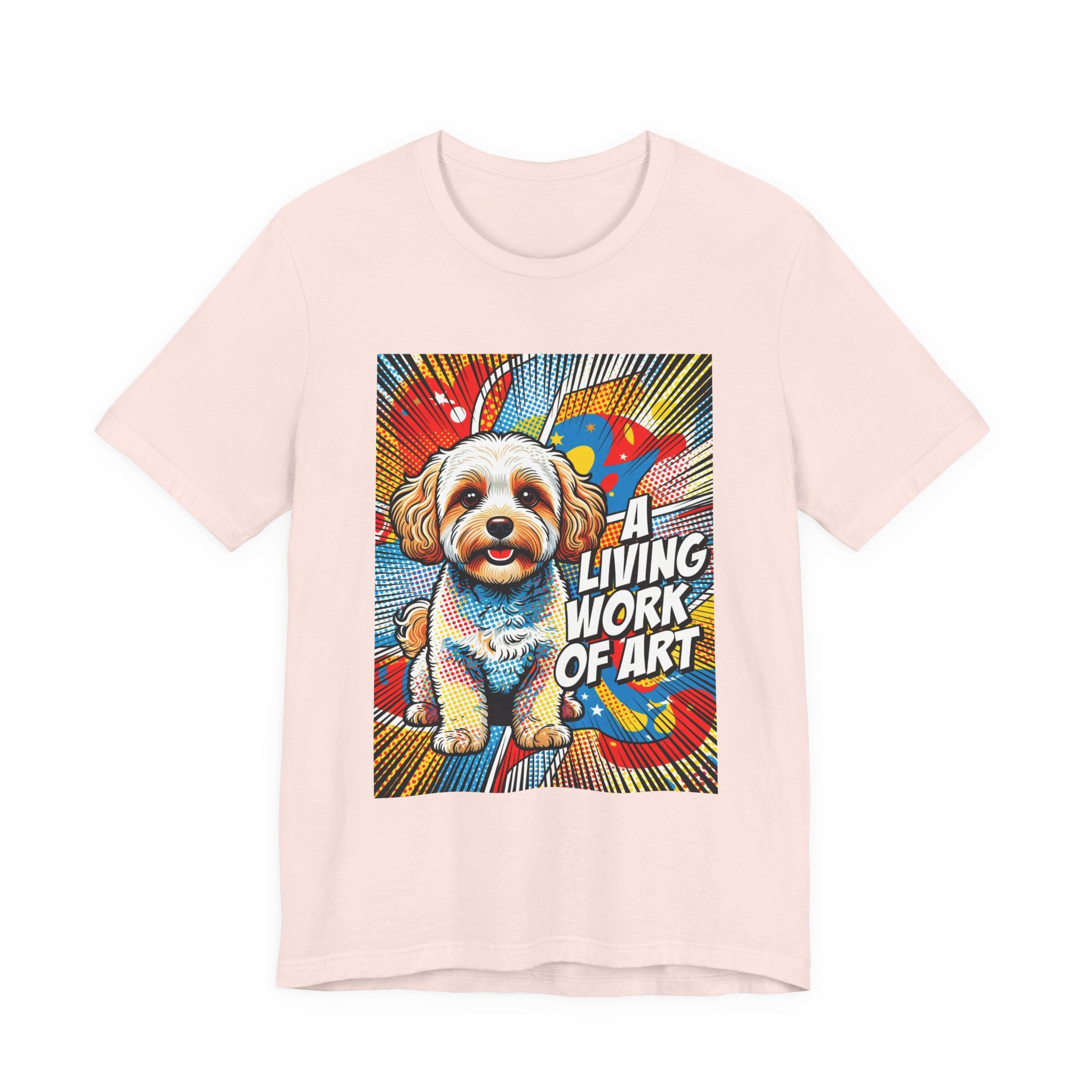 Maltipoo T Shirt | Living Work of Art Collection | Pop Art