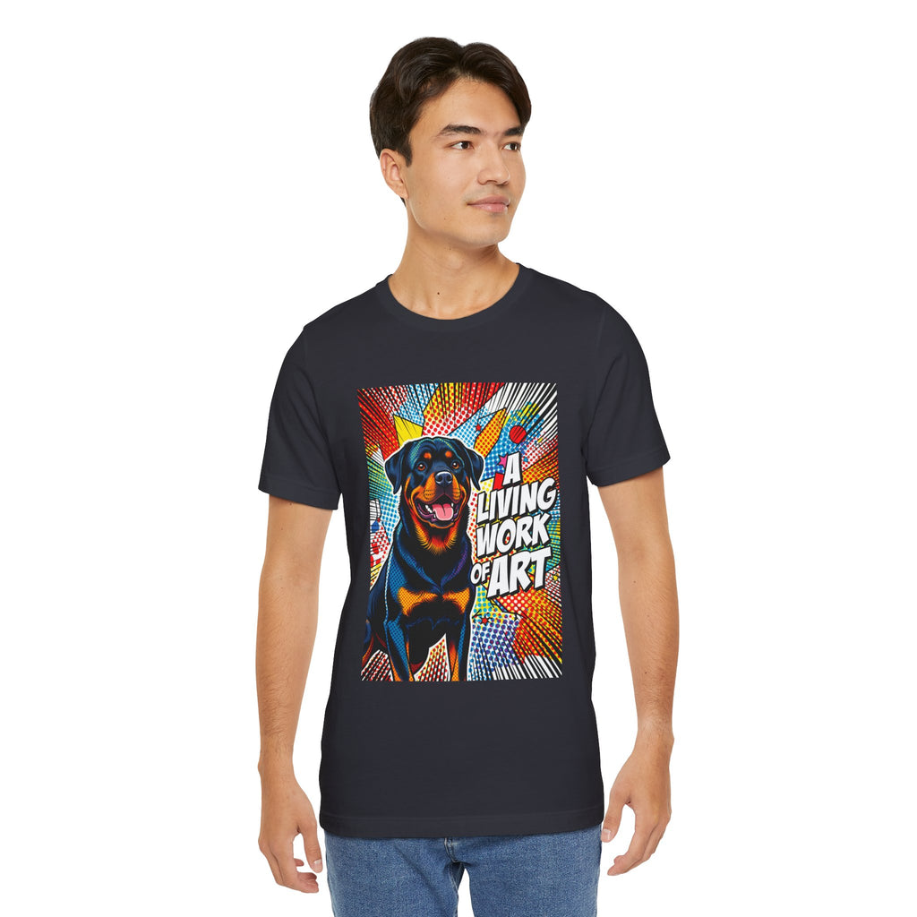 Rottweiler T Shirt | Living Work of Art Collection | Pop Art