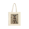 Schnauzer Tote Bag | Living Work of Art Collection | Mosaic Style