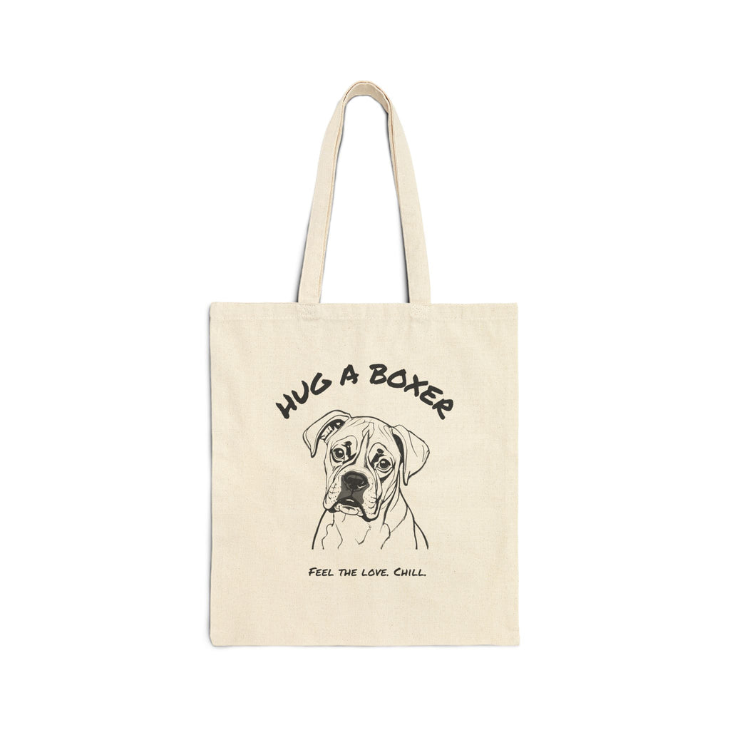 Boxer Tote Bag | Hug a Boxer