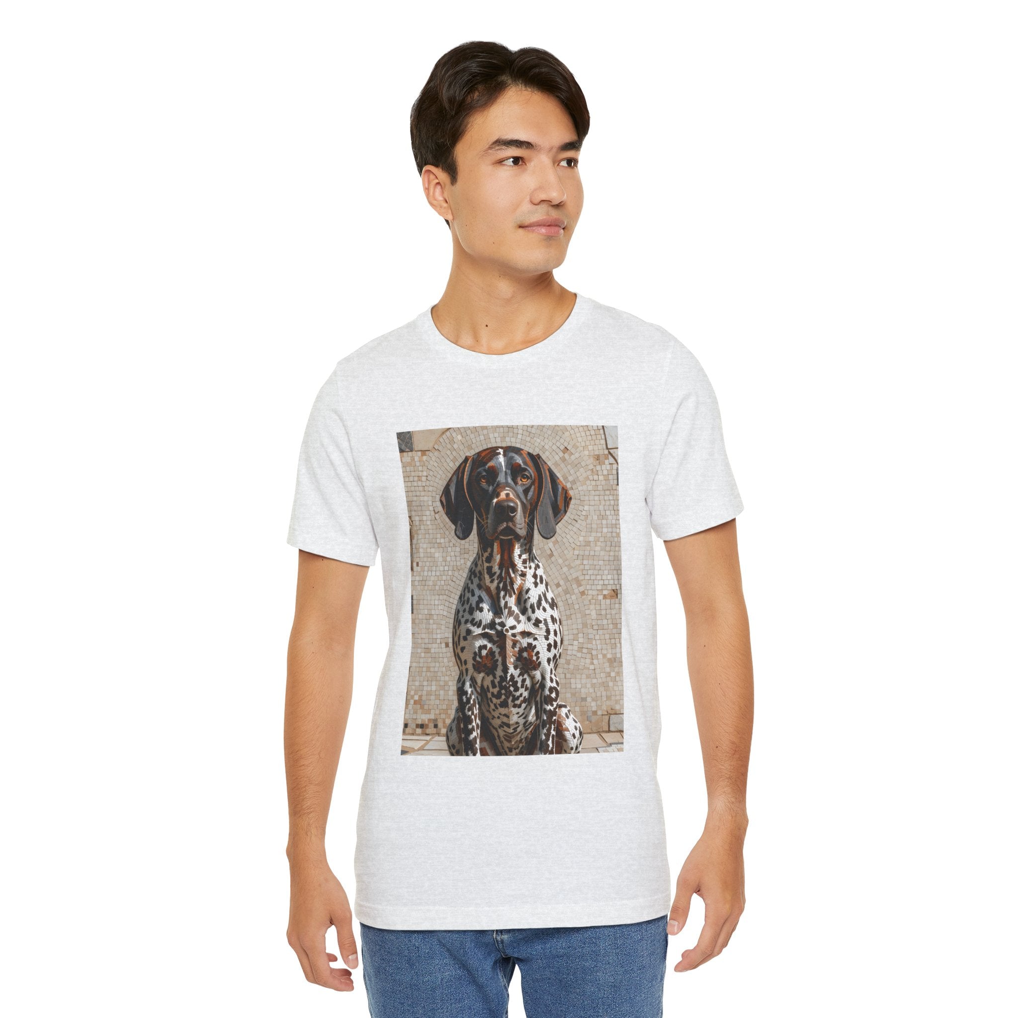 German Shorthaired Pointer T Shirt | Living Work of Art Collection | Mosaic Style