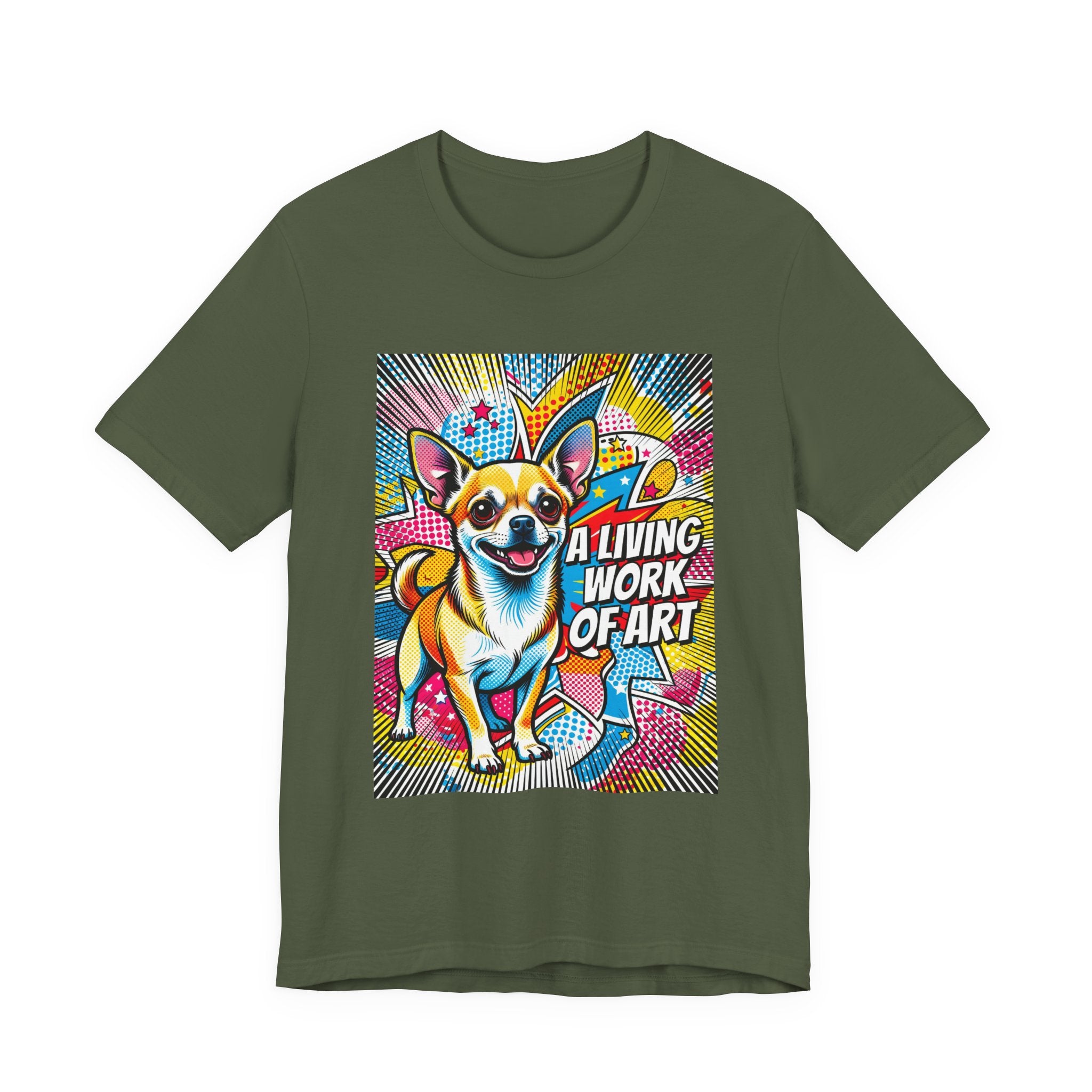 Chihuahua T Shirt | Living Work of Art Collection | Pop Art